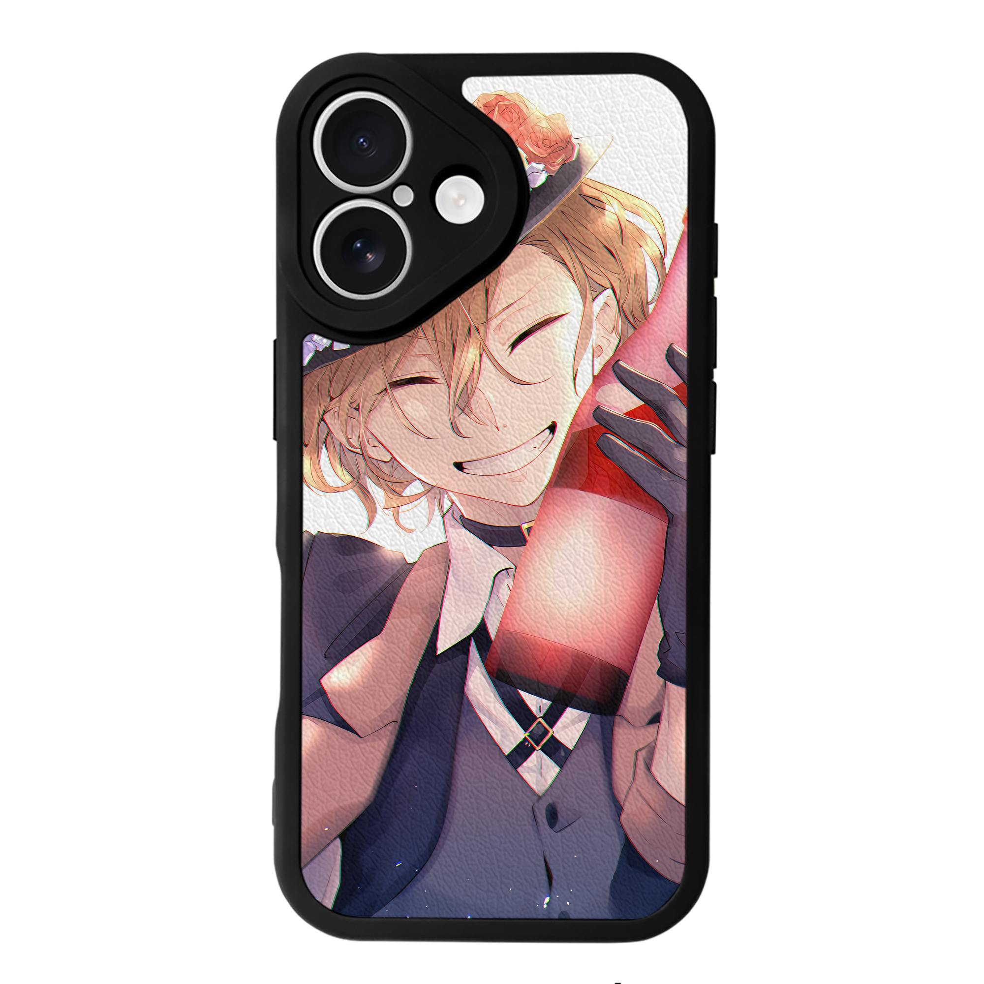 （画像用） 文豪ストレイドッグス Bungo Stray Dogs 【iPhone 16シリーズ対応】シリコンスマホケース（レザー調） 材質：シリコン